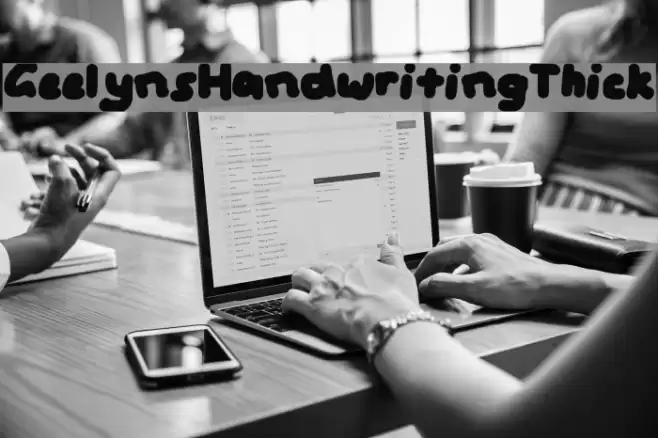 Geelyn_s_Handwriting_Thick Font examples