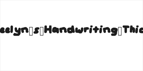 Geelyn_s_Handwriting_Thick Logo