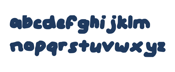 Geelyn_s_Handwriting_Thick Lowercase