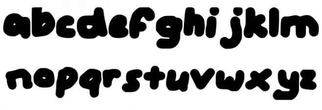 Geelyn_s_Handwriting_Thick Schriftart Kleinbuchstaben