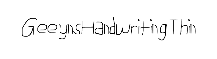 Geelyn_s_Handwriting_Thin  Frei Schriftart Herunterladen