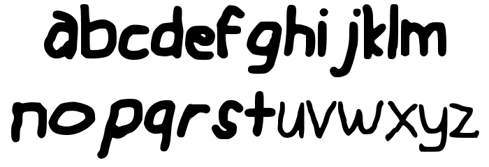 Geelyn_s_Handwriting Font LOWERCASE