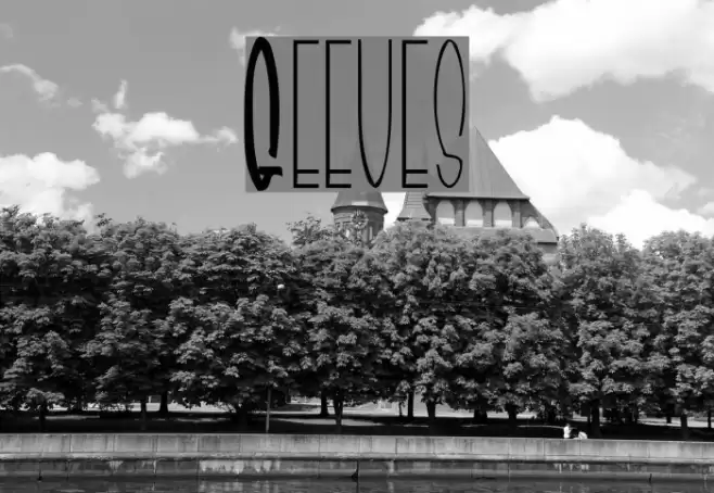 Geeves Schriftart examples