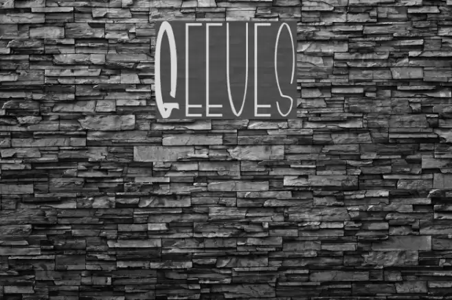 Geeves Schriftart examples