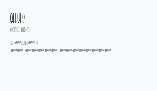 Geeves Business Card