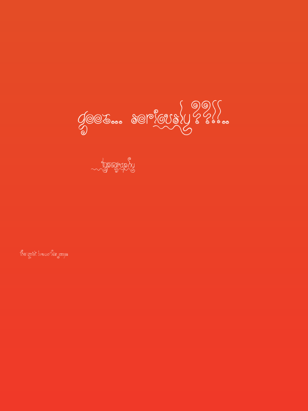 Geez... Seriously??!!.. Poster