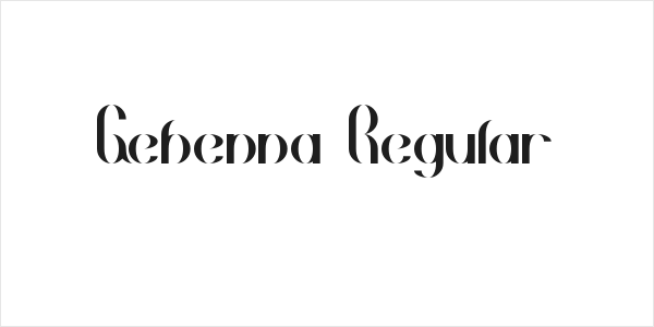 Gehenna Regular Logo