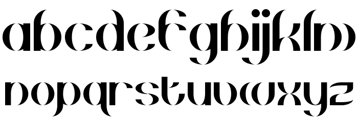 Gehenna Regular Font LOWERCASE