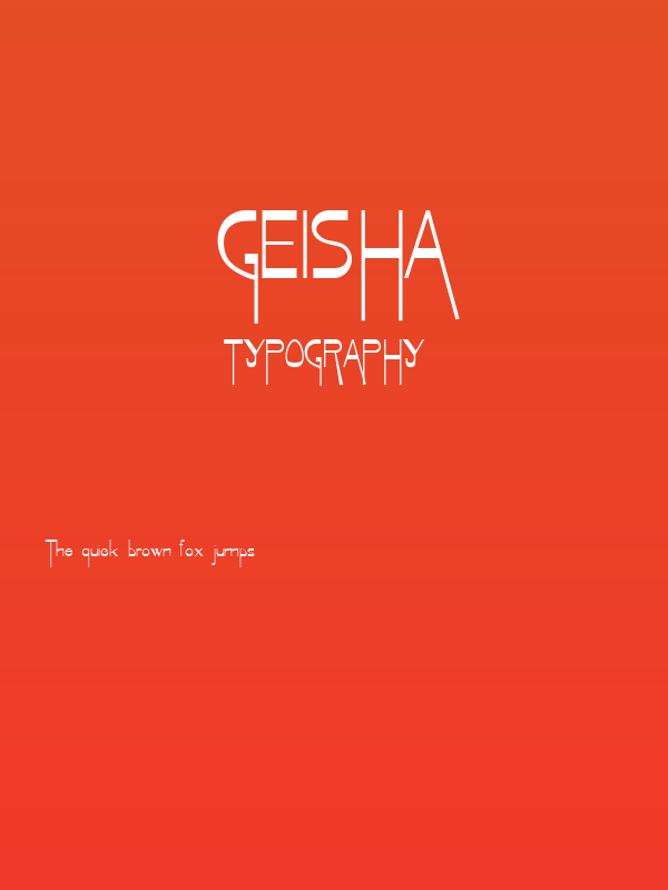 Geisha Poster