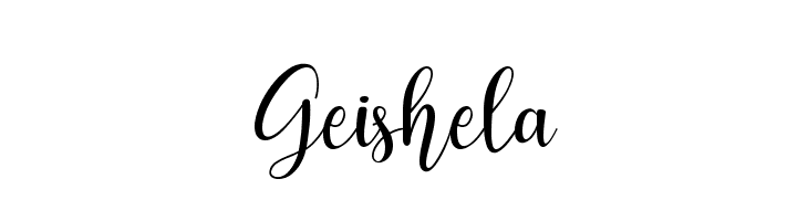 Geishela  Free Fonts Download