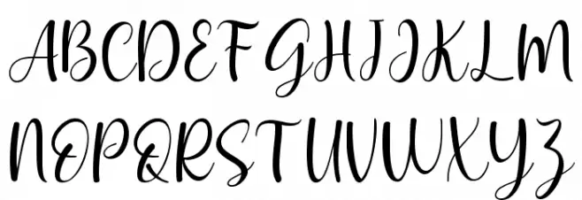 Geishela Schriftart Groß