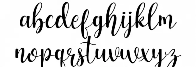 Geishela फ़ॉन्ट लोअरकेस