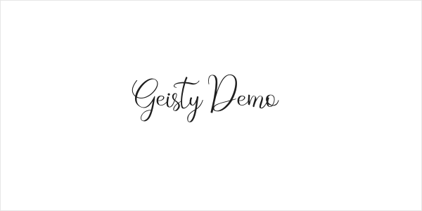Geisty Demo Logo