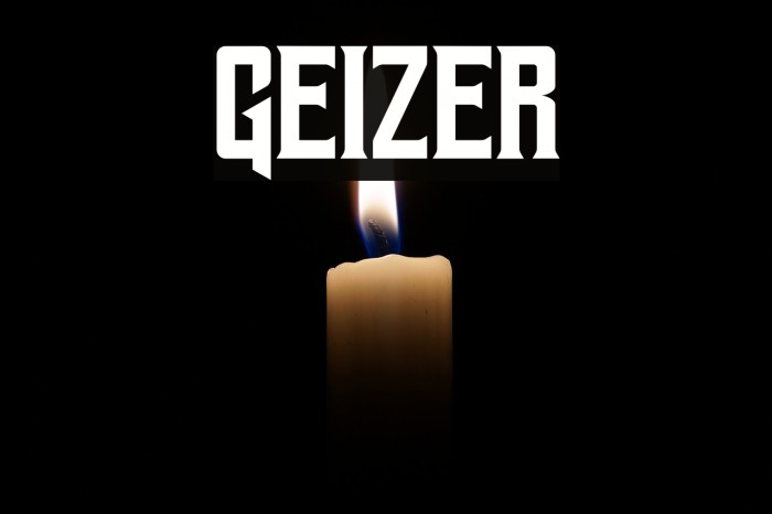 Geizer Font examples