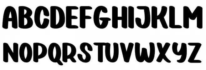 Geky Xin Schriftart Groß