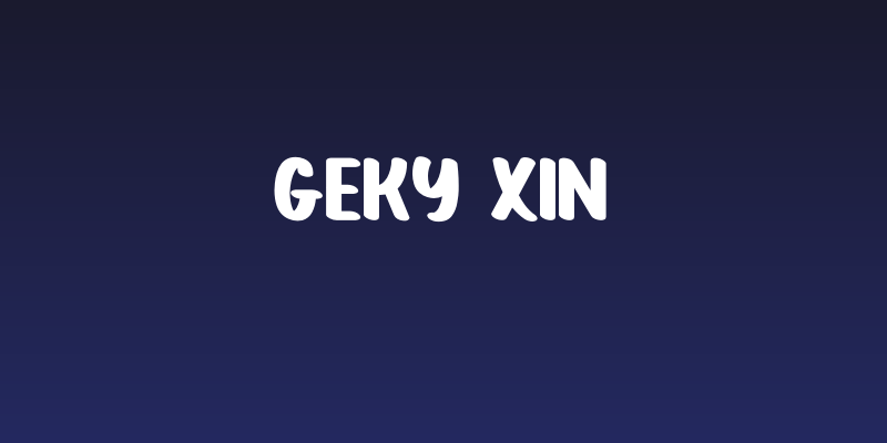 Geky Xin Social Header