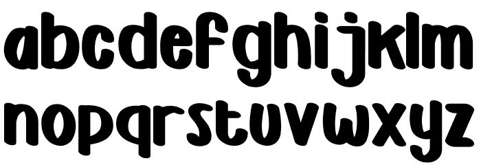 Geky Xin Font LOWERCASE