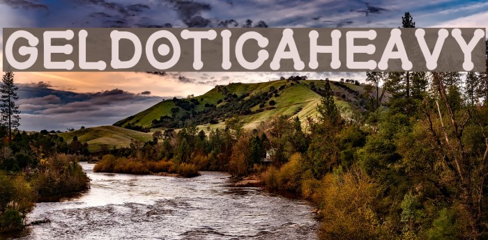 GelDoticaHeavy Font examples