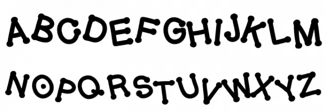 GelDoticaJumpyHeavy Schriftart Groß