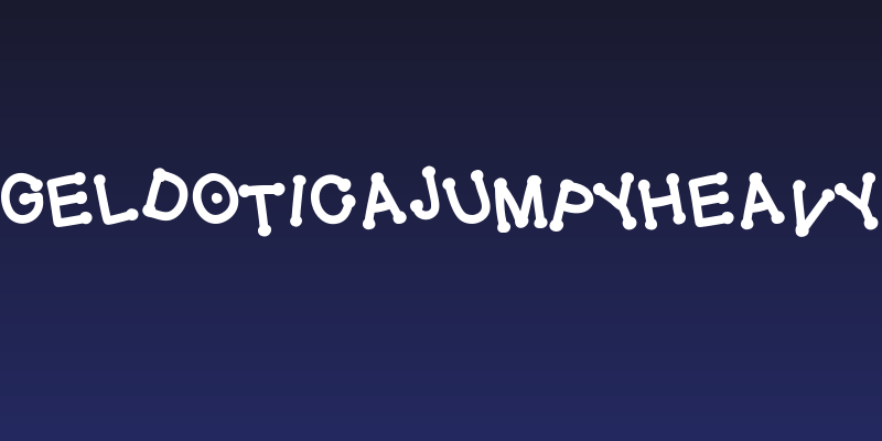 GelDoticaJumpyHeavy Social Header