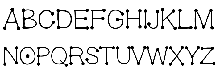 GelDoticaLight Font LOWERCASE