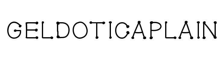 GelDoticaPlain Font