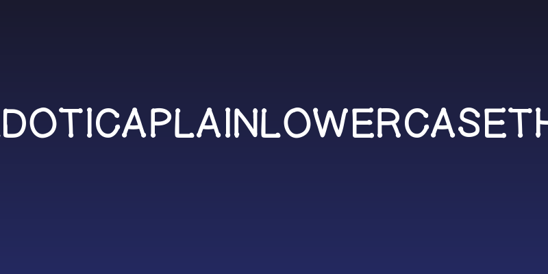 GelDoticaPlainLowerCaseThick Social Header