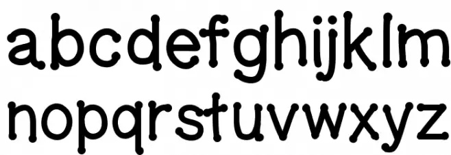 GelDoticaPlainLowerCaseThick Fonte MINÚSCULAS