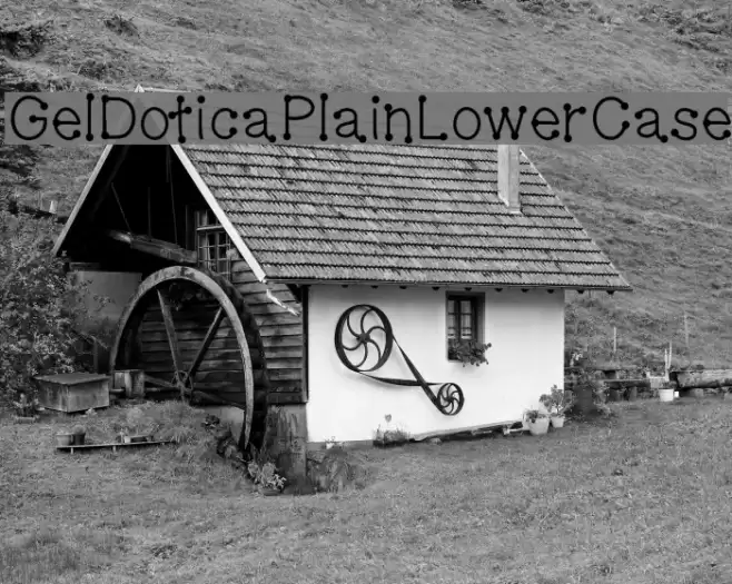 GelDoticaPlainLowerCase examples