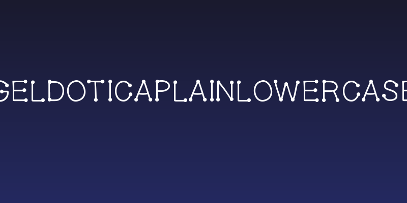 GelDoticaPlainLowerCase Social Header