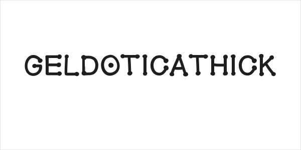 GelDoticaThick Logo
