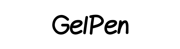 GelPen  لخطوط تنزيل