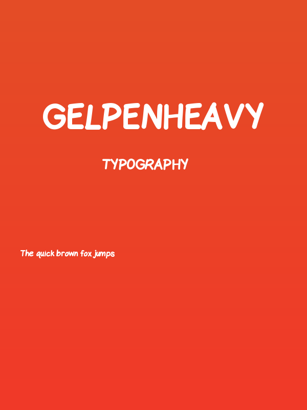 GelPenHeavy Poster