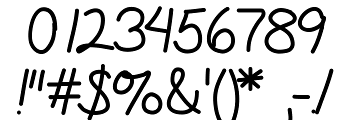 GelPenLight Font OTHER CHARS