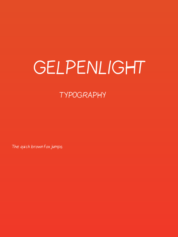 GelPenLight Poster