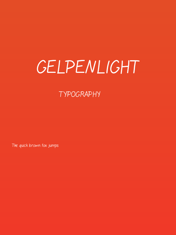 GelPenLight Poster
