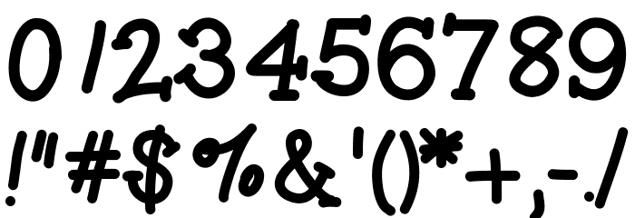 GelPenSerif Font OTHER CHARS
