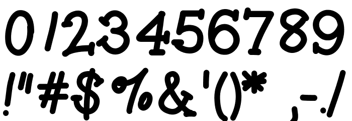GelPenSerif Font OTHER CHARS