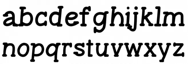 GelPenSerif Fuentes MINÚSCULAS