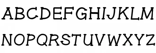 GelPenSerifLight Polices MAJUSCULES