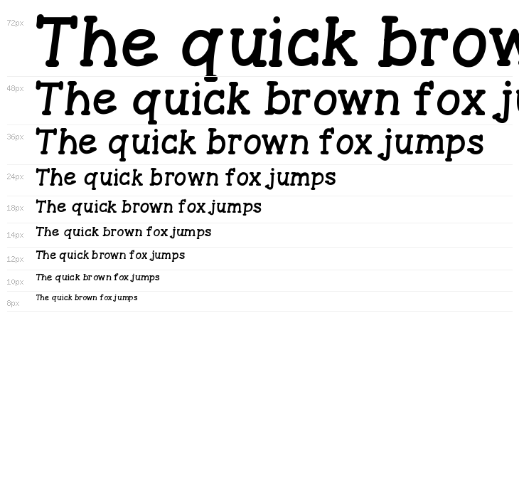 GelPenSerif Waterfall