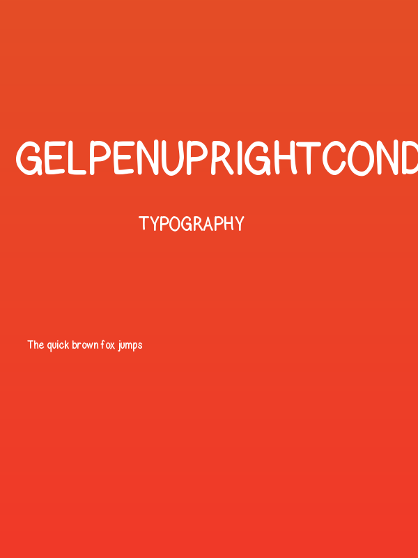 GelPenUprightCondensed Poster
