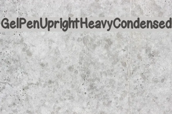 GelPenUprightHeavyCondensed Example 3
