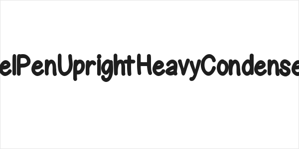 GelPenUprightHeavyCondensed Logo
