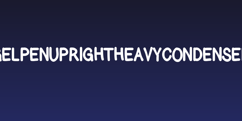 GelPenUprightHeavyCondensed Social Header