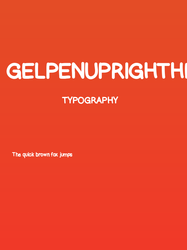 GelPenUprightHeavy Poster