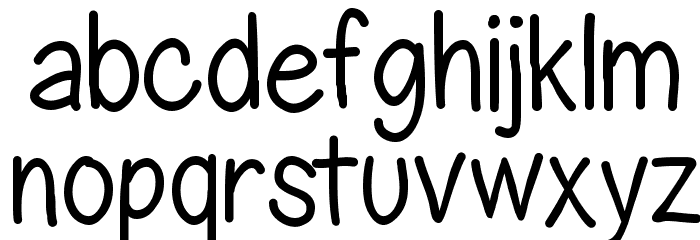 GelPenUprightLightCondensed Font LOWERCASE