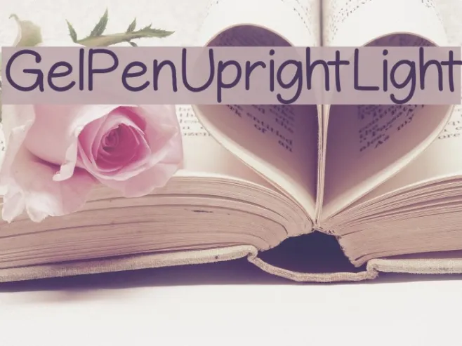 GelPenUprightLight Example 1