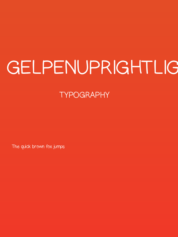 GelPenUprightLight Poster