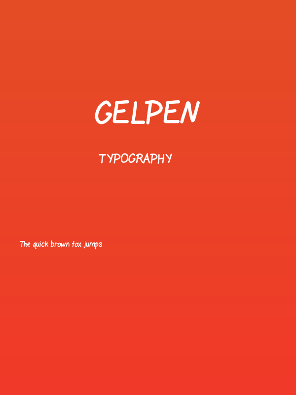 GelPen Poster